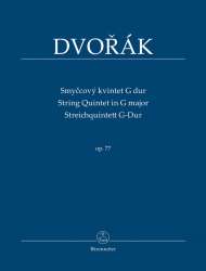 Quintett G-Dur op.77 : -Antonin Dvorak