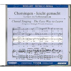 Messe c-Moll KV427 : CD Chorstimme Tenor -Wolfgang Amadeus Mozart