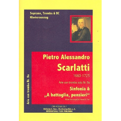 Arie con tromba sola No.9a : für Trompete -Pietro Scarlatti