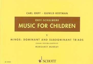 Music for Children vol.5 : minor -Carl Orff