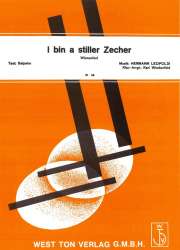 I bin a stiller Zecher - Einzelausgabe Klavier (PVG) -Hermann Leopoldi