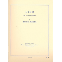 Lied : pour cor anglais et piano -Eugène Bozza
