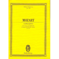 Konzert D-Dur KV412 : -Wolfgang Amadeus Mozart