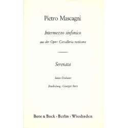 Intermezzo sinfonico aus Cavalleria -Pietro Mascagni