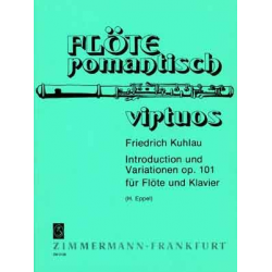 Introduktion und Variationen op.101 : -Friedrich Daniel Rudolph Kuhlau