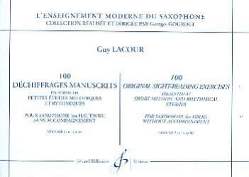 100 dechiffrages manuscrits vol.1 : -Guy Lacour