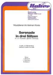 Serenade in drei Sätzen - für 4 Klar. -Gerhard Fischer-Münster
