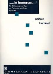 In honorem op.98a : für Schlagzeug -Bertold Hummel