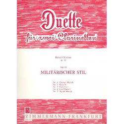 Duette für 2 Klarinetten op.94 -Robert Kietzer