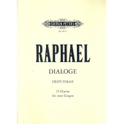 Dialoge Band 1 . für 2 Geigen -Günter Albert Rudolf Raphael