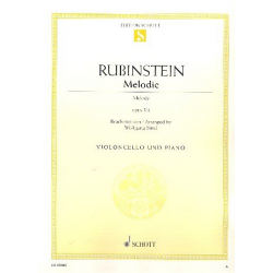 Melodie in F op.3,1 : für Violoncello -Anton Rubinstein / Arr.Wolfgang Birtel