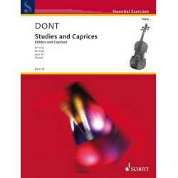 Etüden und Capricen op.35 : für Viola -Jacob Dont / Arr.Max Rostal