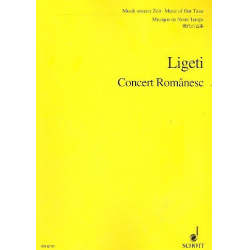 Concert romanesc : -György Ligeti