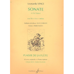 Sonate sol majeur : pour flûte et bc -Leonardo Vinci