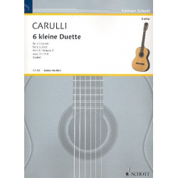 6 kleine Duette op.34 Band 2 (Nr.4-6) : -Ferdinando Carulli