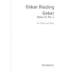 Gebet op.22,4 : -Oskar Rieding