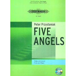 Five Angels (+CD) : für Flöte und Klavier -Peter Przystaniak