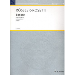 Sonate : für Harfe -Francesco Antonio Rosetti (Rößler) / Arr.Hans Joachim Zingel