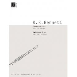 Zwiegespräche  für zwei Flöten -Richard Rodney Bennett
