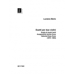 Ausgewählte leichte Duos : -Luciano Berio