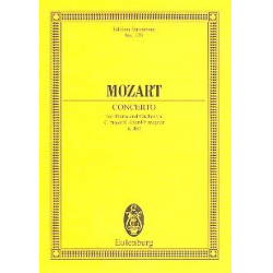 Konzert C-Dur KV467 : für -Wolfgang Amadeus Mozart
