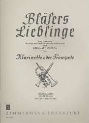 Bläsers Lieblinge - Melodiestimme Klarinette/Trompete -Bernhard Kutsch