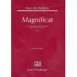 Magnificat op.75 : for mixed chorus, -Paul Patterson