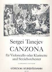 Canzona für Violoncello oder -Sergej Tanejew