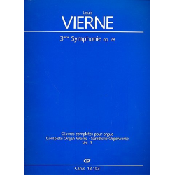 Sinfonie Nr.3 op.28 : für Orgel - Louis Victor Jules Vierne