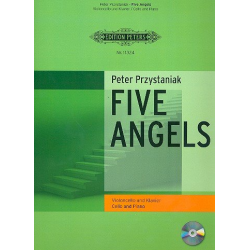 Five Angels (+CD) : für Violoncello und Klavier -Peter Przystaniak