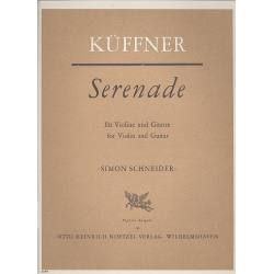 Serenade op.68 : für Violine -Joseph Küffner