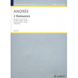 2 Romances : für Violine (Viola) und Klavier -Elfrida Andrée