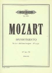 Divertimento Es-dur  KV Anh. 182, Anh. B zu 370a -Wolfgang Amadeus Mozart / Arr.Alfred Einstein