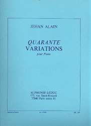 40 variations : pour piano -Jehan Alain