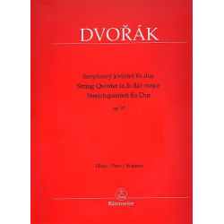 Quintett Es-Dur op.97 : für 2 Violinen, -Antonin Dvorak