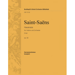 Havanaise E-Dur op.83 : für Violine -Camille Saint-Saens