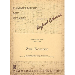 Zwei Konzerte für Violine und Gitarre -Ernst Gottlieb Baron