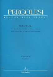Stabat mater : für Sopran, Alt, Streicher -Giovanni Battista Pergolesi