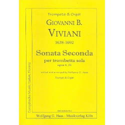 Sonata seconda per trombetta sola op.4,24 : -Giovanni Bonaventura Viviani