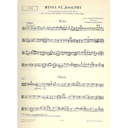 Missa St. Josephi : -Johann Christoph Pezel