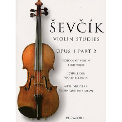Violin Studies op.1,2 (dt/en/fr/it) -Otakar Sevcik