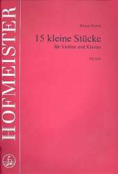 15 kleine Stücke : für Violine -Klaus Hertel