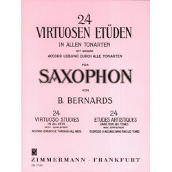 24 virtuose Etüden : für Saxophon -B. Bernards