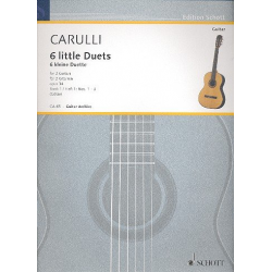 6 kleine Duette op.34 Band 1 (Nr.1-3) : -Ferdinando Carulli