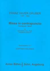 Missa in contrapuncto : für gem - Franz Xaver Gruber