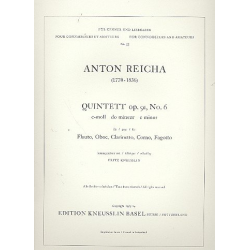 Quintett c-Moll op.91,6 : für -Anton (Antoine) Joseph Reicha