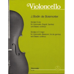 Sonate D-Dur op.50,3 : für -Joseph Bodin de Boismortier