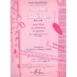 Amours et printemps : pour flûte (clarinette) -Emile Waldteufel