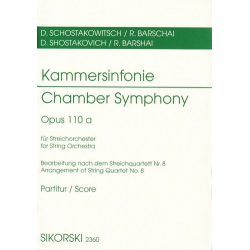 Kammersinfonie op.110a : -Dmitri Shostakovitch / Schostakowitsch
