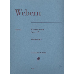 Variationen op.27 : -Anton von Webern
